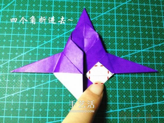 立体小汽车的折法图解 手工折纸汽车的折法(图17)