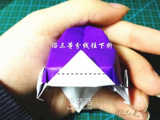 立体小汽车的折法图解 手工折纸汽车的折法(图24)