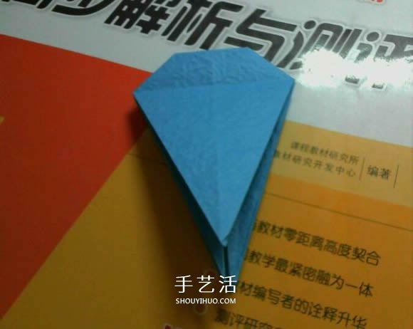 人字拖的折法图解教程 折纸人字拖鞋的方法步骤(图5)
