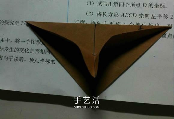 人字拖的折法图解教程 折纸人字拖鞋的方法步骤(图19)