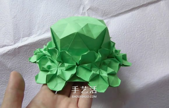 漂亮草帽子的折法图解 折纸花草帽的方法步骤 - 诺云双维造物网