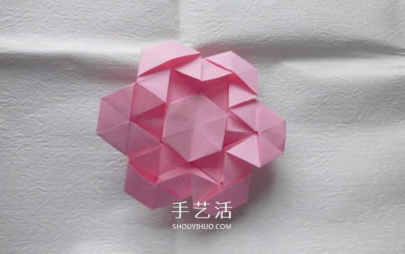 漂亮草帽子的折法图解 折纸花草帽的方法步骤(图9)