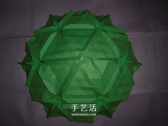 漂亮草帽子的折法图解 折纸花草帽的方法步骤(图13)