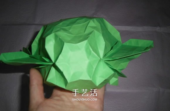 漂亮草帽子的折法图解 折纸花草帽的方法步骤(图15)