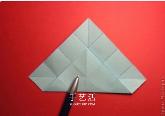绿萝魔灵花球的折法图解 折纸绿萝魔灵花球教程(图3)