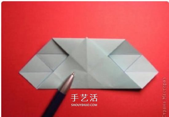 绿萝魔灵花球的折法图解 折纸绿萝魔灵花球教程(图7)