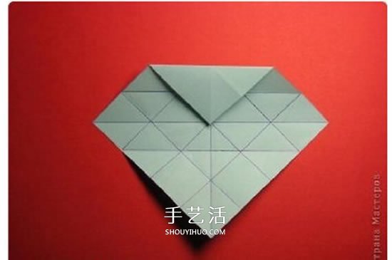 绿萝魔灵花球的折法图解 折纸绿萝魔灵花球教程(图6)