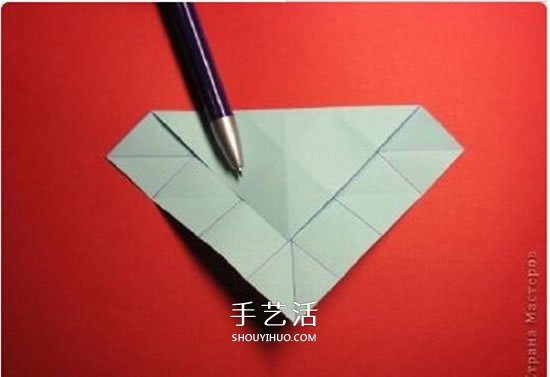 绿萝魔灵花球的折法图解 折纸绿萝魔灵花球教程(图4)
