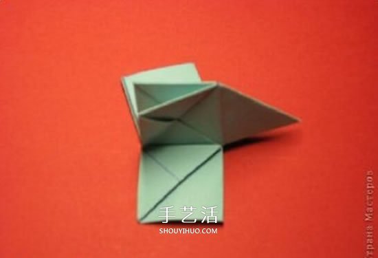绿萝魔灵花球的折法图解 折纸绿萝魔灵花球教程(图20)