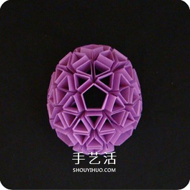 美轮美奂！Snapology蛋的折纸方法图解教程(图16)
