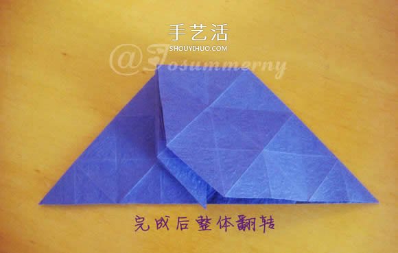 圣诞星折法图解教程 折纸圣诞星的方法步骤(图7)