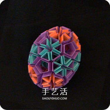 美轮美奂！Snapology蛋的折纸方法图解教程(图21)