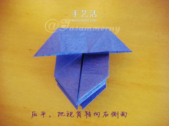 圣诞星折法图解教程 折纸圣诞星的方法步骤(图12)