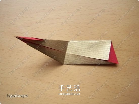 绿萝魔灵花球的折法图解 折纸绿萝魔灵花球教程(图37)