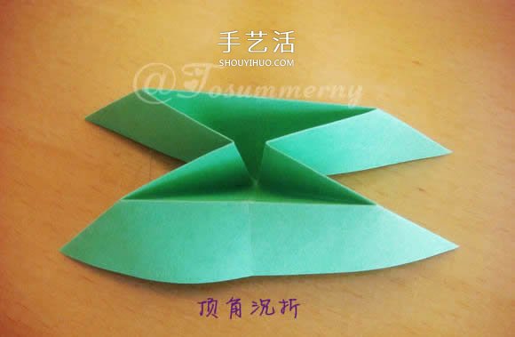 圣诞星折法图解教程 折纸圣诞星的方法步骤(图27)
