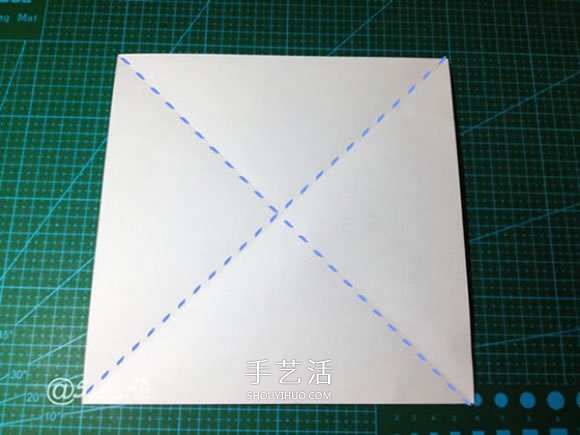 背着麻袋的可爱圣诞老人手工折纸图解教程(图4)