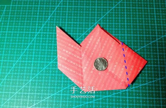 背着麻袋的可爱圣诞老人手工折纸图解教程(图20)