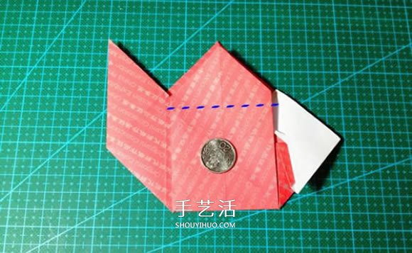 背着麻袋的可爱圣诞老人手工折纸图解教程(图21)