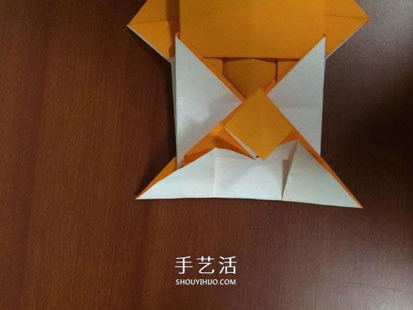 复杂立体跑车的折法 详细折纸跑车图解步骤(图29)
