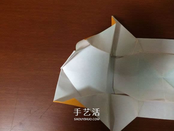复杂立体跑车的折法 详细折纸跑车图解步骤(图38)