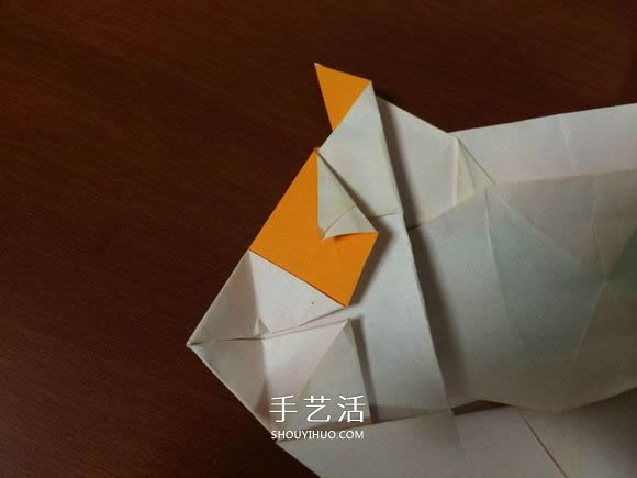 复杂立体跑车的折法 详细折纸跑车图解步骤(图41)
