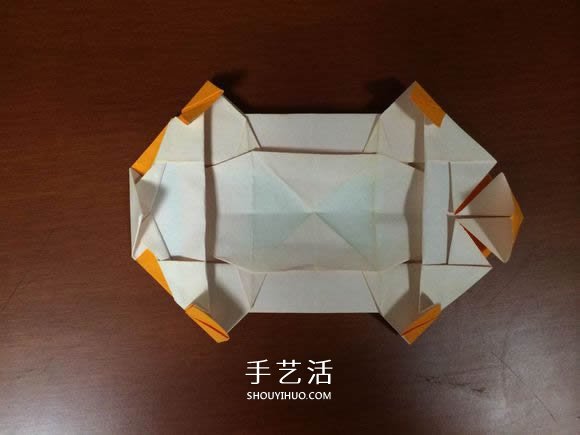 复杂立体跑车的折法 详细折纸跑车图解步骤(图44)
