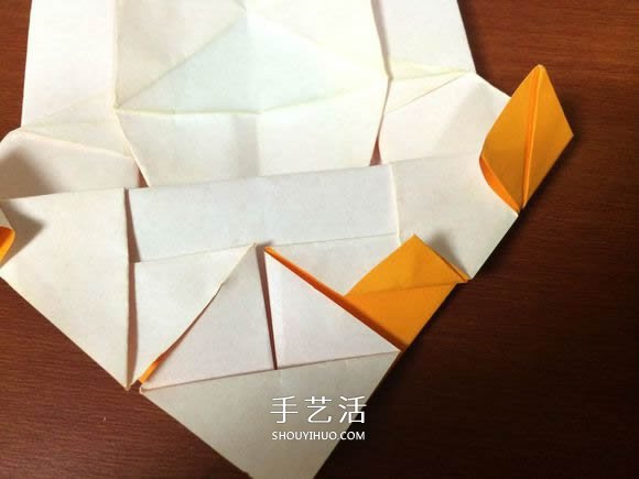 复杂立体跑车的折法 详细折纸跑车图解步骤(图45)