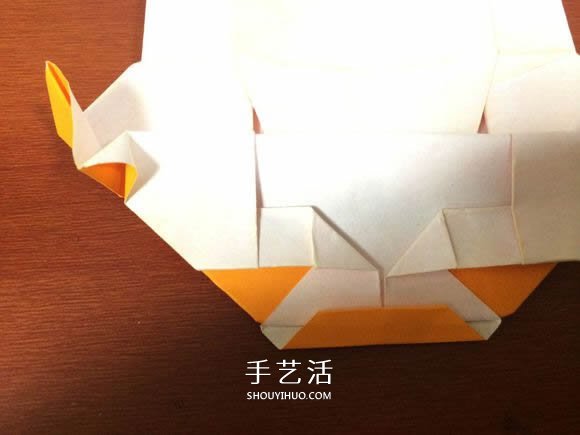 复杂立体跑车的折法 详细折纸跑车图解步骤(图49)