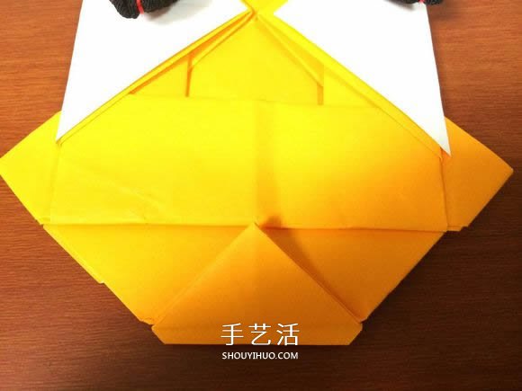 复杂立体跑车的折法 详细折纸跑车图解步骤(图50)