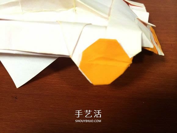 复杂立体跑车的折法 详细折纸跑车图解步骤(图58)