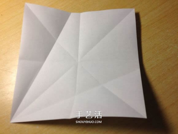 挖土机的折纸方法图解 手工挖掘机的折法过程(图5)
