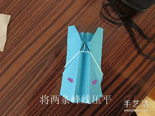 骷髅头的折纸方法图解 怎么折骷髅头的过程(图8)