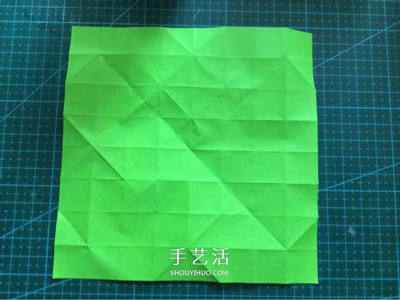 拼图零片的折纸方法 手工折纸拼图的图解教程(图3)