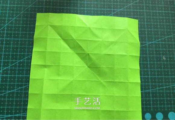 拼图零片的折纸方法 手工折纸拼图的图解教程(图4)