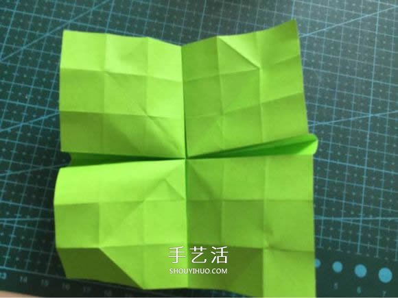 拼图零片的折纸方法 手工折纸拼图的图解教程(图9)