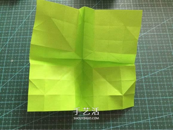 拼图零片的折纸方法 手工折纸拼图的图解教程(图7)