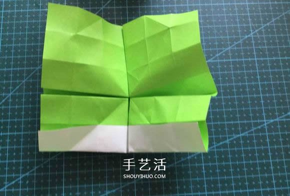 拼图零片的折纸方法 手工折纸拼图的图解教程(图10)