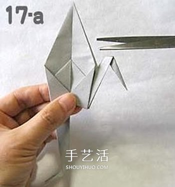 怎么折纸幽灵的方法 万圣节折纸幽灵图解教程(图11)