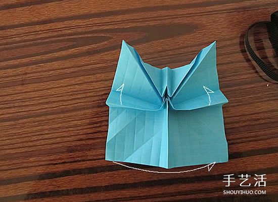 骷髅头的折纸方法图解 怎么折骷髅头的过程(图13)