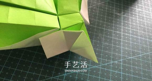 拼图零片的折纸方法 手工折纸拼图的图解教程(图13)
