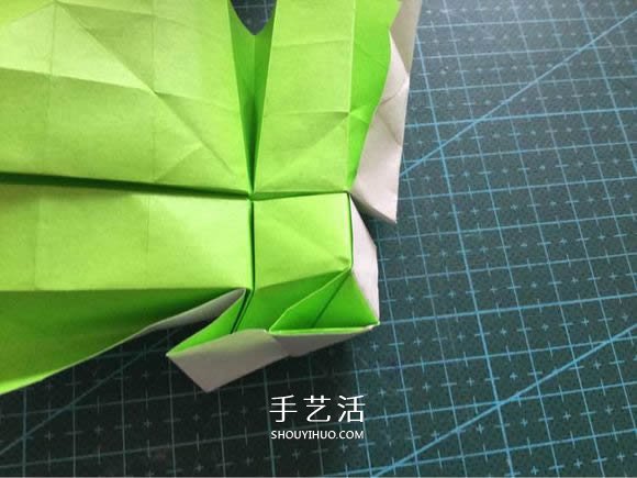拼图零片的折纸方法 手工折纸拼图的图解教程(图15)