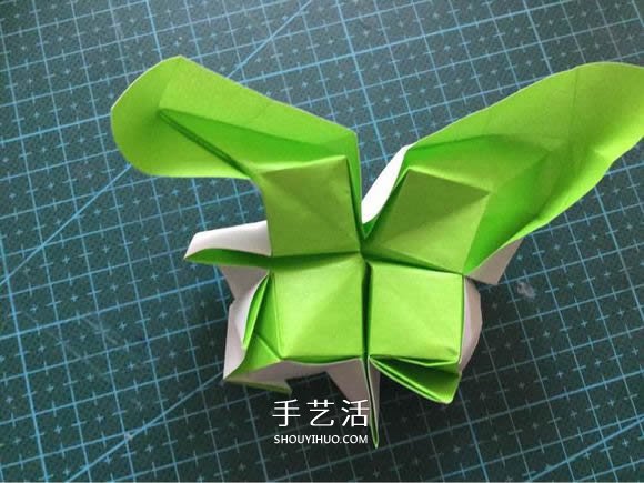 拼图零片的折纸方法 手工折纸拼图的图解教程(图17)
