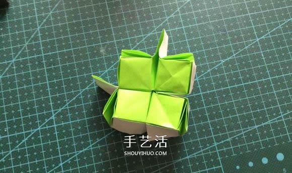 拼图零片的折纸方法 手工折纸拼图的图解教程(图18)