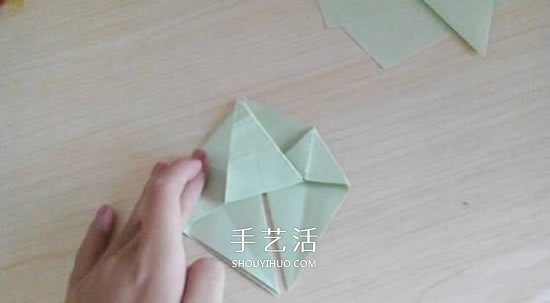 简易高跟鞋的折法图解 手工折纸高跟鞋的方法(图8)
