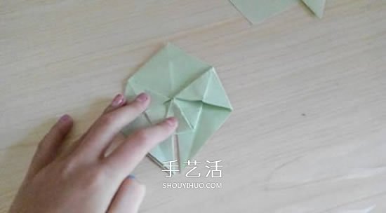 简易高跟鞋的折法图解 手工折纸高跟鞋的方法(图9)