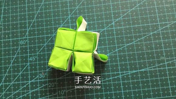 拼图零片的折纸方法 手工折纸拼图的图解教程(图19)
