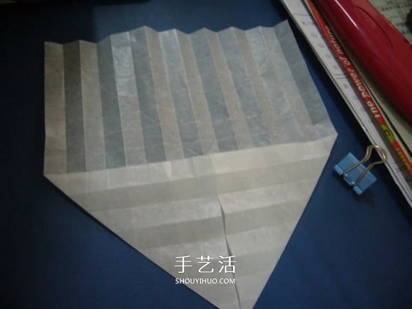 龙头戒指的折纸方法 手工折纸龙头戒图解教程(图2)