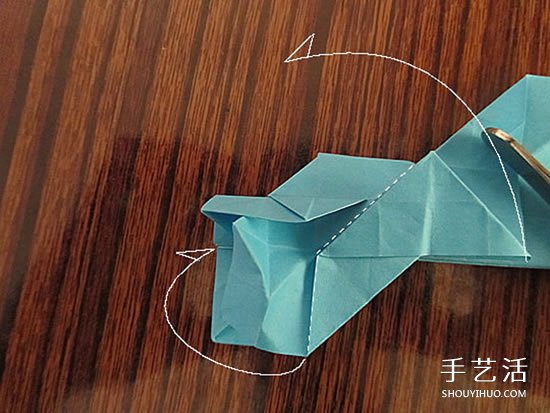 骷髅头的折纸方法图解 怎么折骷髅头的过程(图26)