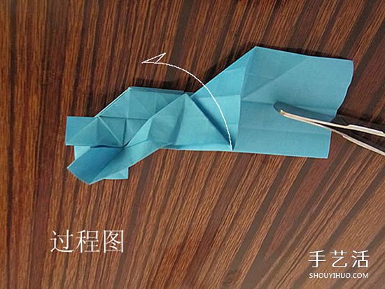 骷髅头的折纸方法图解 怎么折骷髅头的过程(图25)