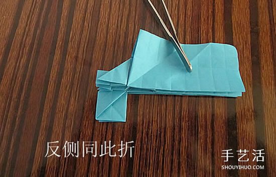 骷髅头的折纸方法图解 怎么折骷髅头的过程(图27)